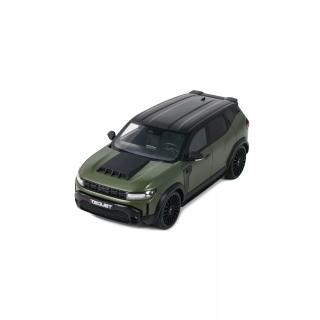 DACIA DUSTER REDUST SPORT 4X2 HYBRID GREEN 2025 OttO mobile 1:18 Resinemodell (Türen, Motorhaube... nicht zu öffnen!)